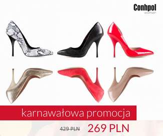 Karnawałowa promocja na buty