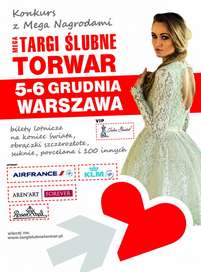 5-6 grudnia 2015, Warszawa - XII Mega Targi Ślubne TORWAR