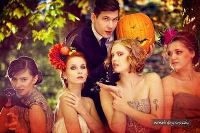 Halloween: pomysł na ślubną sesję zdjęciową