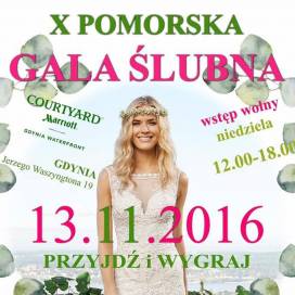 13 listopad 2016, Gdynia - X Pomorska Gala Ślubna