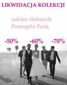 Ślubne last minute - 50% zniżki na suknie ślubne i buty do ślubu